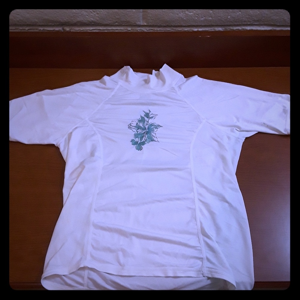Thin white shirt